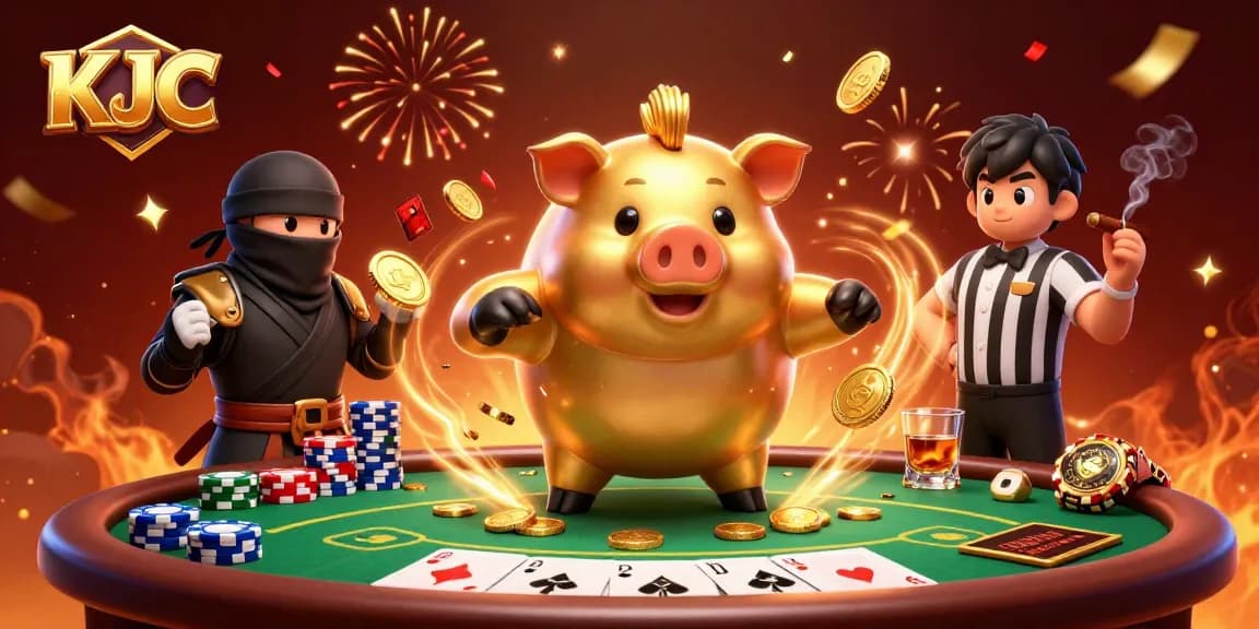 KJC players experience dynamic fun with slot machines and gaming elements.