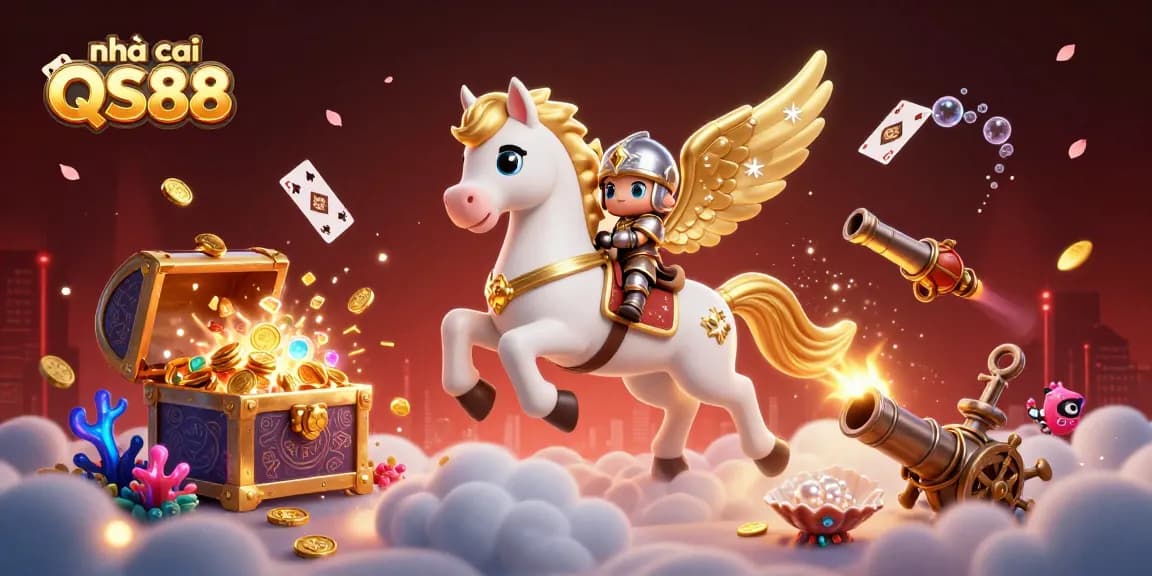 Experience thrilling gameplay at nhà cái QS88 with vibrant 3D visuals and exciting casino elements.