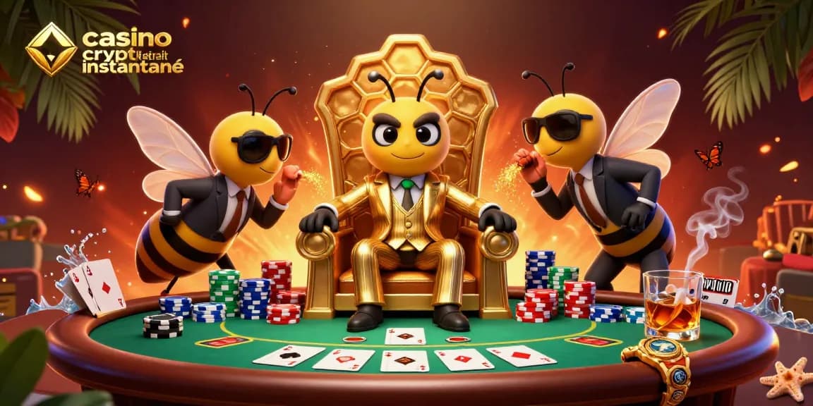 Profitez d'un casino crypto retrait instantané avec des personnages colorés et un environnement de jeu dynamique.