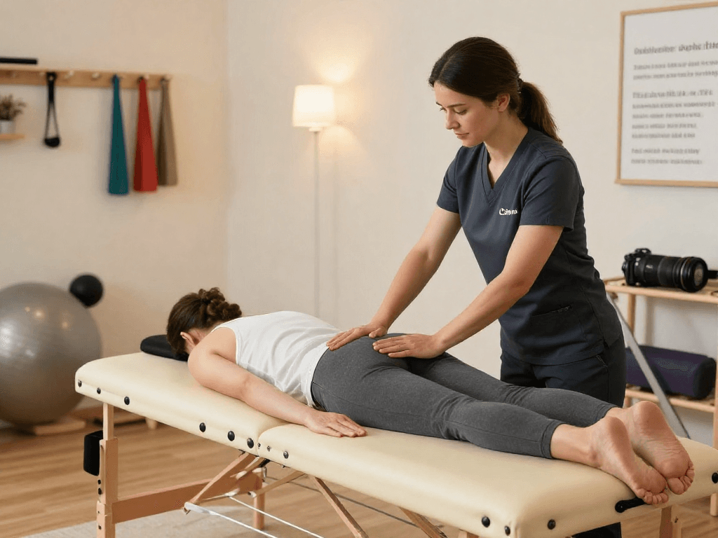 "Professional sports massage at home service, enhancing patient care in a wellness center with expert providers."