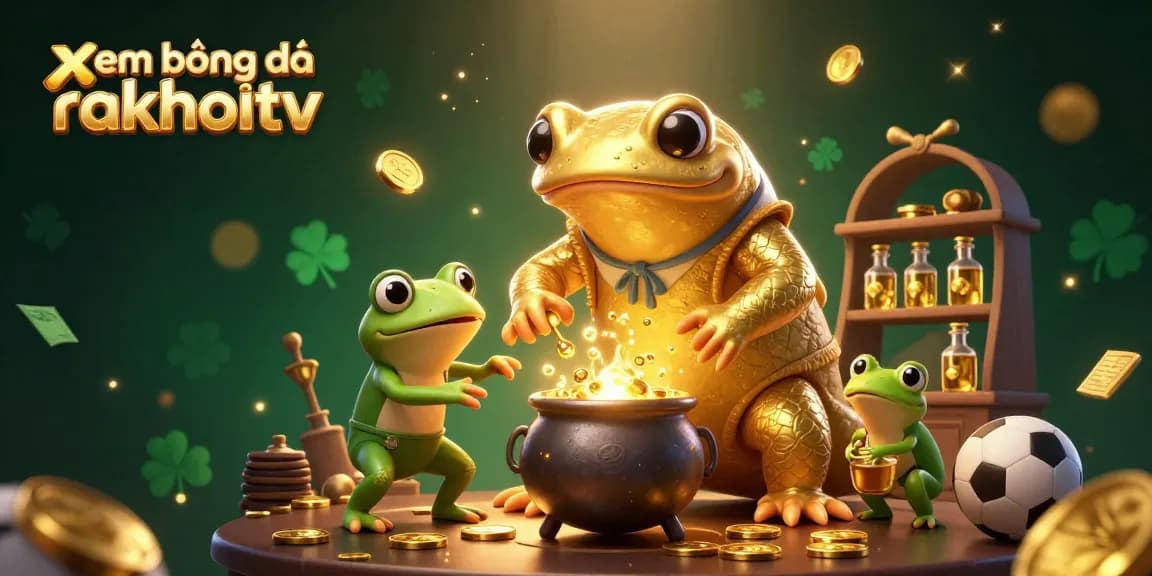 Engage with xem bóng đá rakhoitv featuring vibrant dynamic sports-themed illustration full of energy and detail.