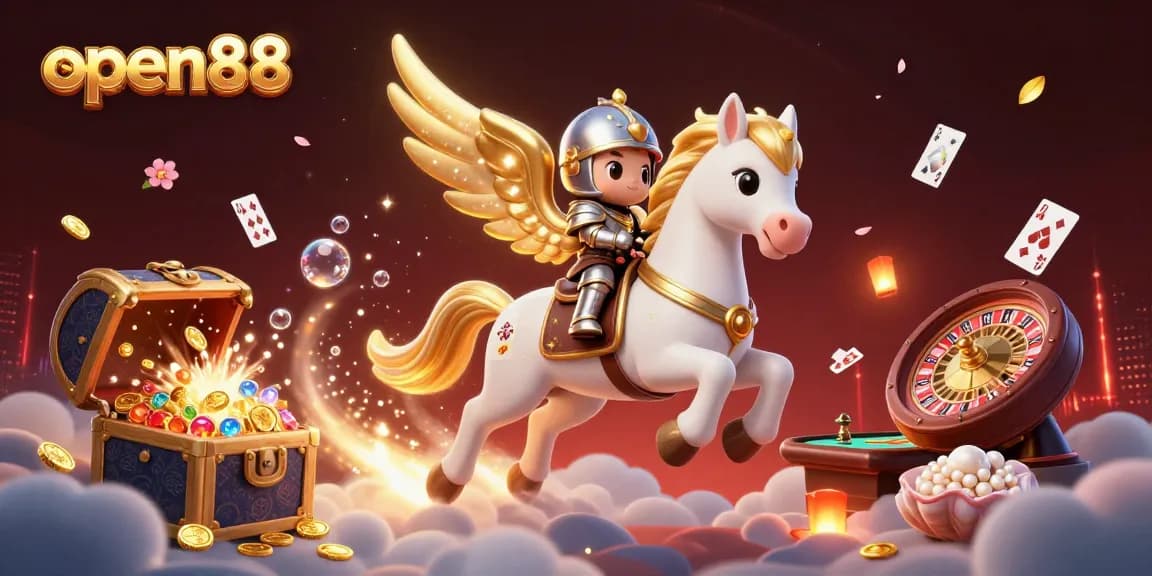 Win big at open88 while enjoying an epic 3D casino adventure with vibrant, colorful visuals.