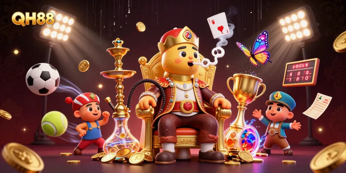 Engage in thrilling action at QH88 with vibrant casino elements and energetic game dynamics.