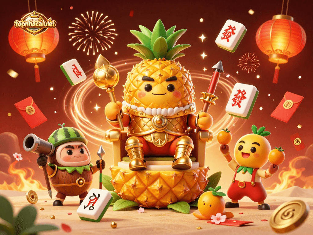 Experience thrilling wins at topnhacaiviet with festive characters and casino elements.