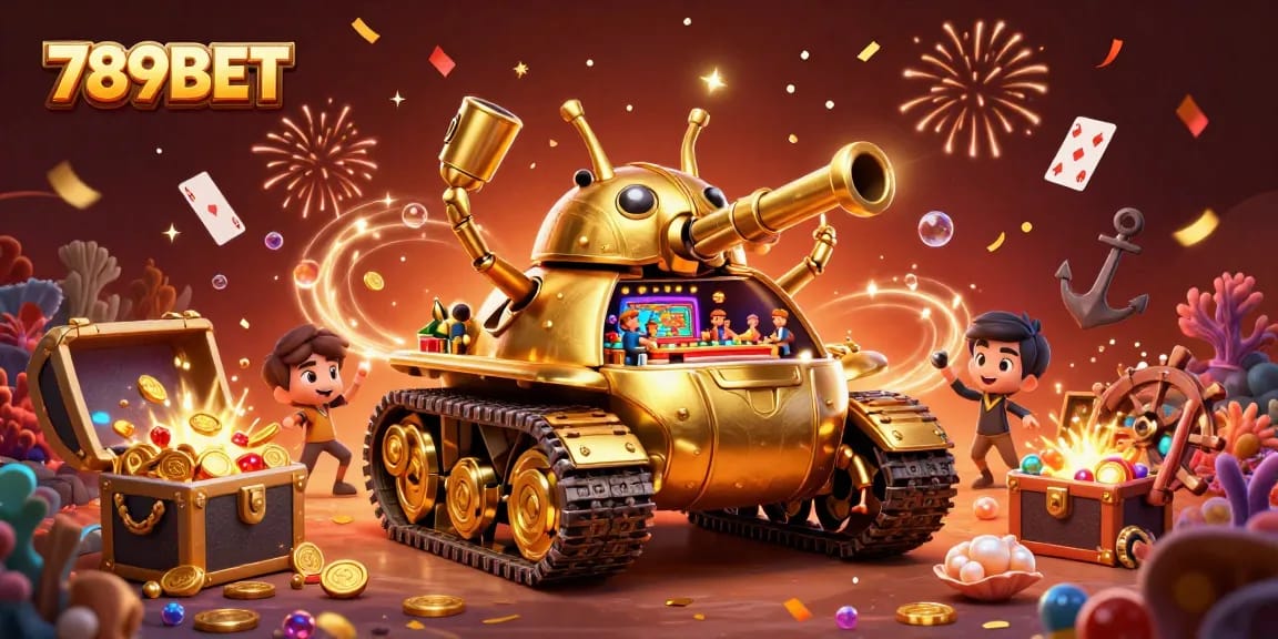 Experience the vibrant world of 789BET with a golden beetle tank casino, packed with games and celebration.