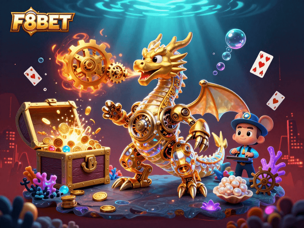 Experience thrilling gameplay with F8BET's vibrant casino atmosphere and dynamic characters.