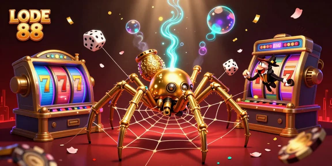 Engage with LODE 88's vibrant slot experience amidst a fantastical steampunk setting.