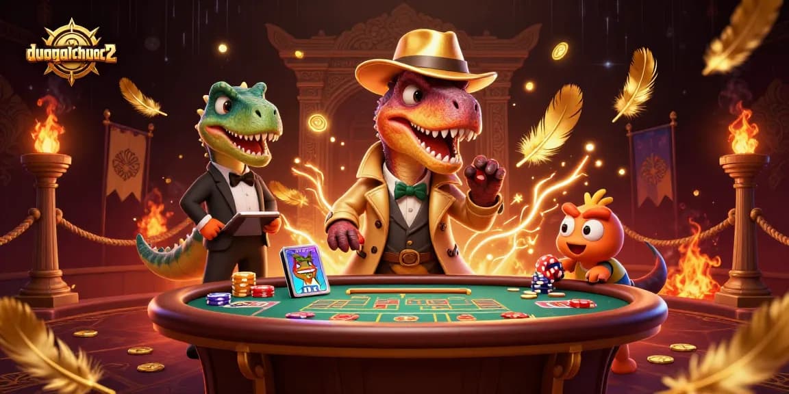 Engage with duongmatchuoc2 as velociraptor card counter blends in at a casino blackjack table.