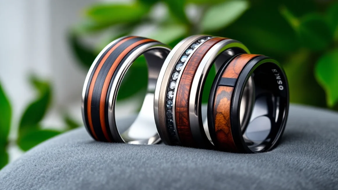Stylish Options for Gunmetal Wedding Bands for Men with Unmatched Elegance