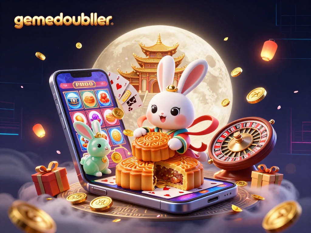 Engaging 3D illustration depicting gamedoubler's vibrant casino atmosphere with dynamic gameplay elements.
