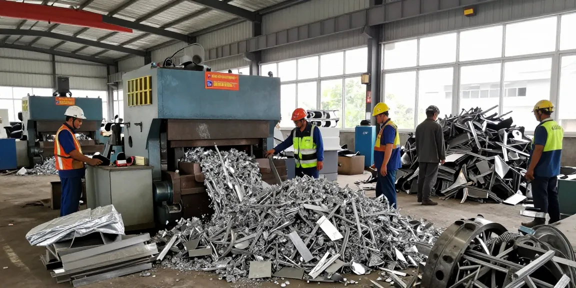 Solusi logam bekas berkualitas dari https://www.scrapsolutionplace.com/ di fasilitas daur ulang profesional.