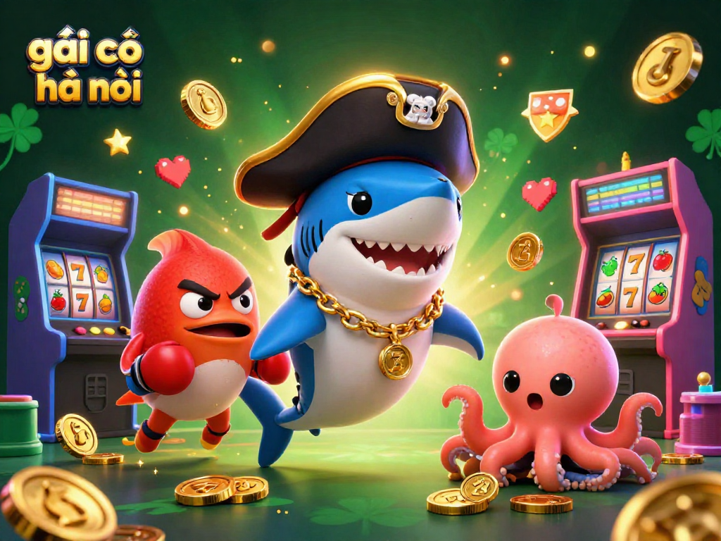 Engage in the world of gái gọi hà nội through a vibrant 3D casino illustration filled with exciting gaming elements.