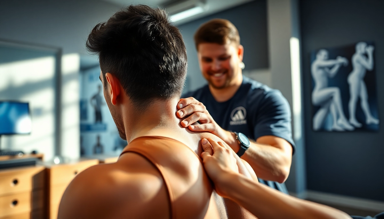 Athletic chiropractic St. Albert treatment session showcasing a chiropractor's precision and care.