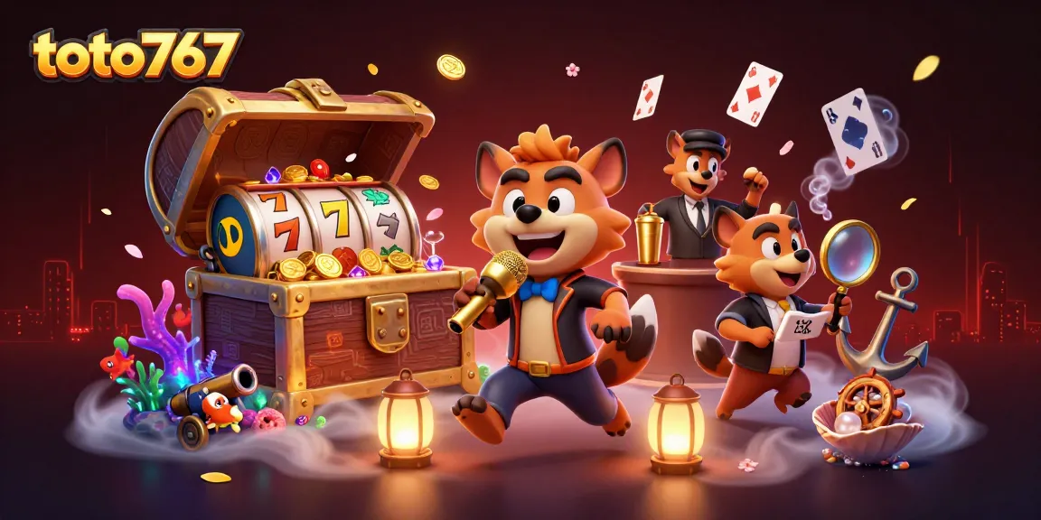 Jelajahi keseruan bermain di toto767 dengan kasino virtual penuh warna dan karakter hyena lucu yang menghibur.