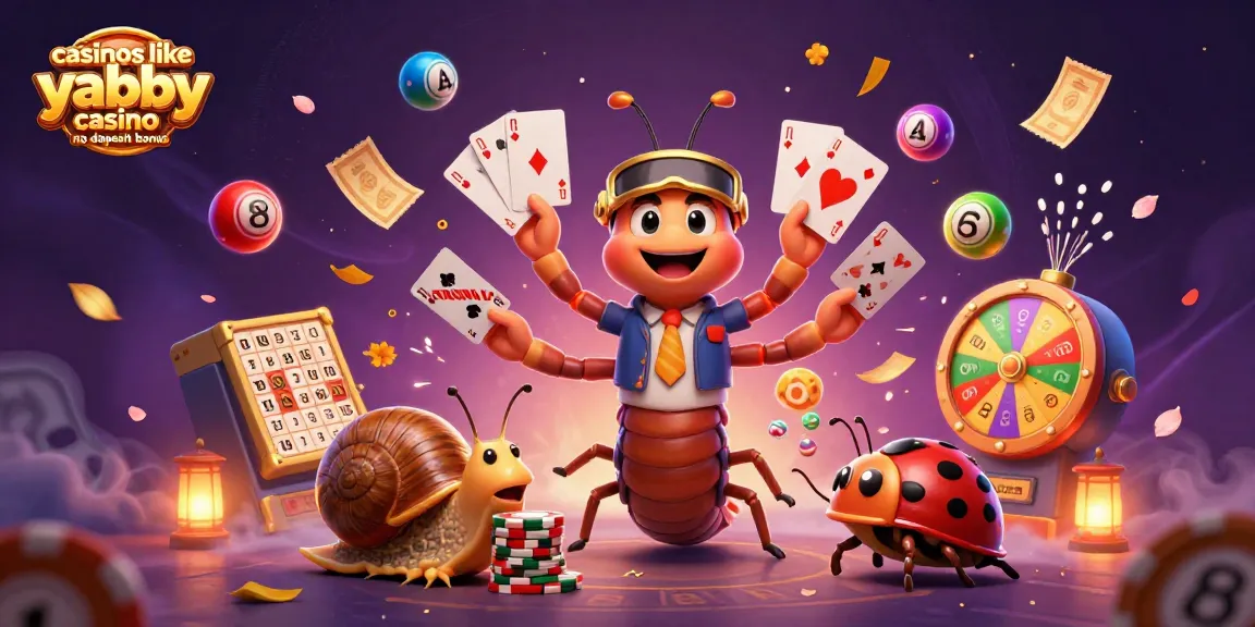 Play and win at casinos like yabby casino no deposit bonus with vibrant gaming elements and animation