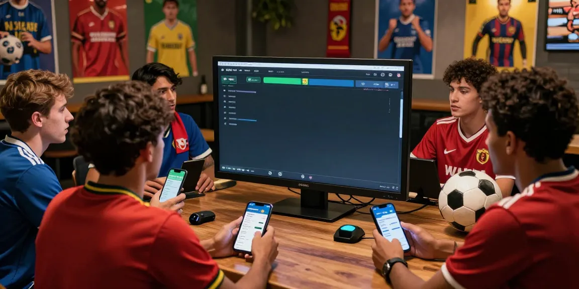 Enthusiasts engaging in sports betting at WWBOLA with live odds display.