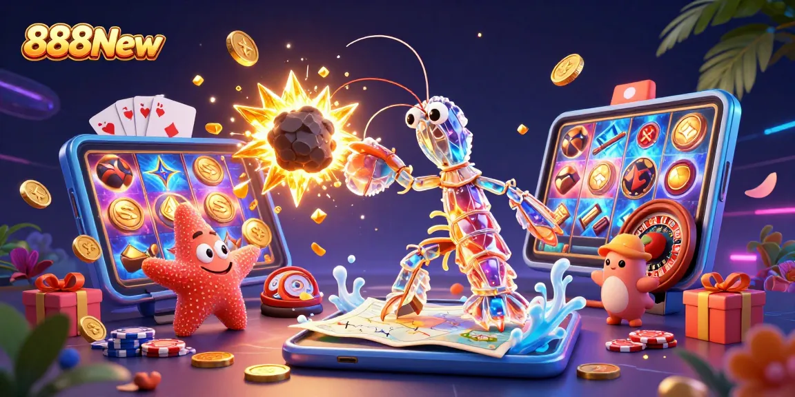 Experience thrilling wins at 888New with vibrant slot games and dynamic visuals.