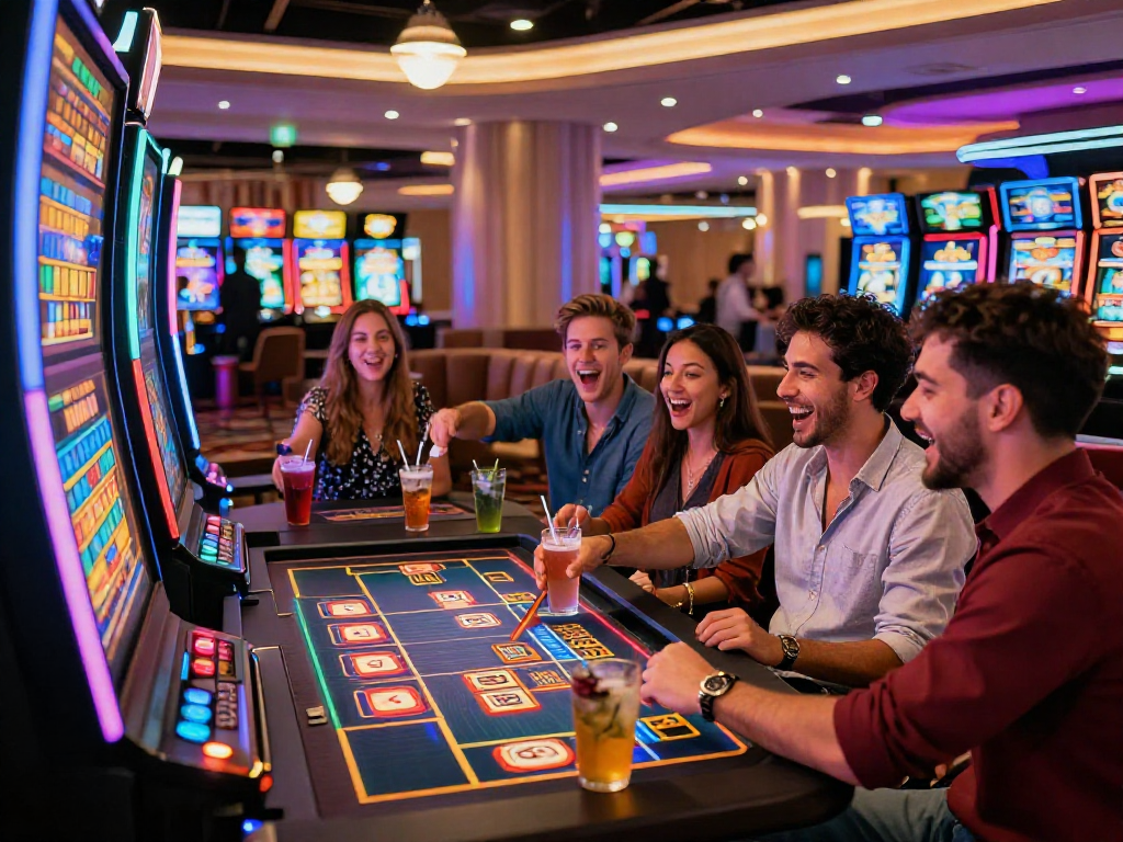 Pengalaman bermain di situs slot yang mengasyikkan dengan teman-teman di kasino modern.