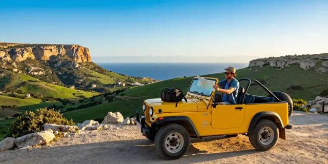 Experience the thrill of a Gozo jeep tour with stunning landscapes and adventure.
