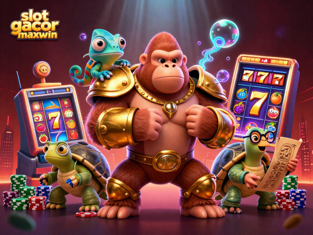 Experience thrilling wins with slot gacor maxwin in a vibrant, action-packed casino scene.