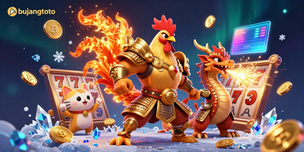 Spin the reels and win with bujangtoto's dynamic cartoon casino characters.