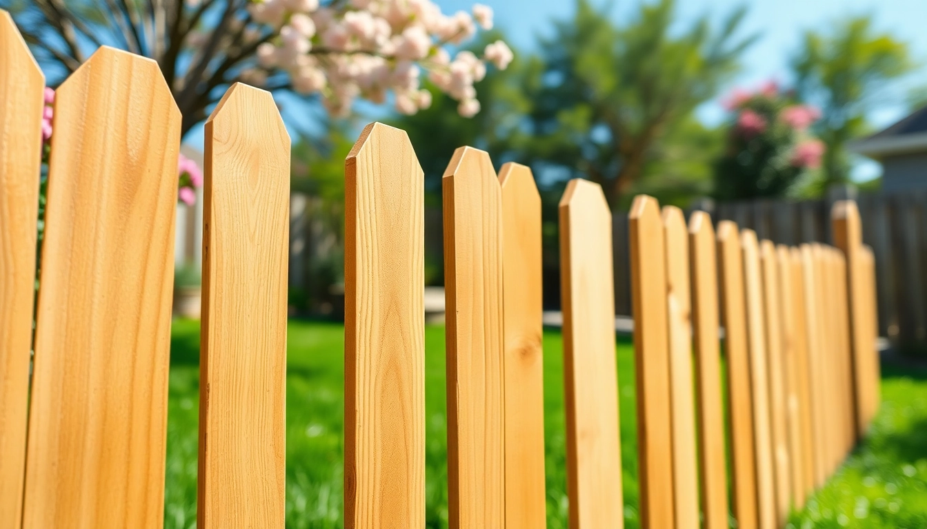 Fence Cleaning showcasing a beautifully restored wooden fence in a vibrant garden setting.