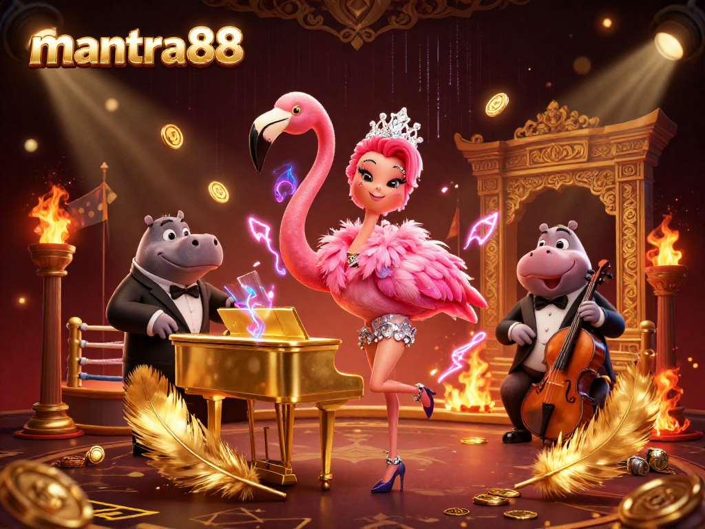 Experience thrilling gameplay with mantra88 in a vibrant casino scene full of excitement and energy.