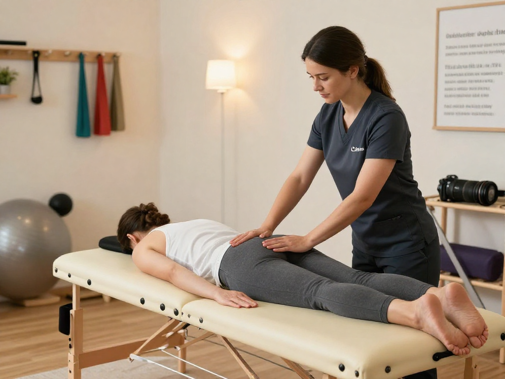 "Professional sports massage at home service, enhancing patient care in a wellness center with expert providers."