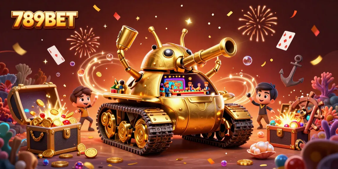 Experience the vibrant world of 789BET with a golden beetle tank casino, packed with games and celebration.