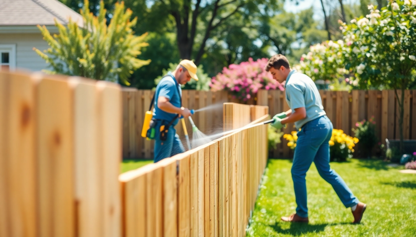 Enhancing the look of your fence through professional fence cleaning services in a vibrant garden setting.