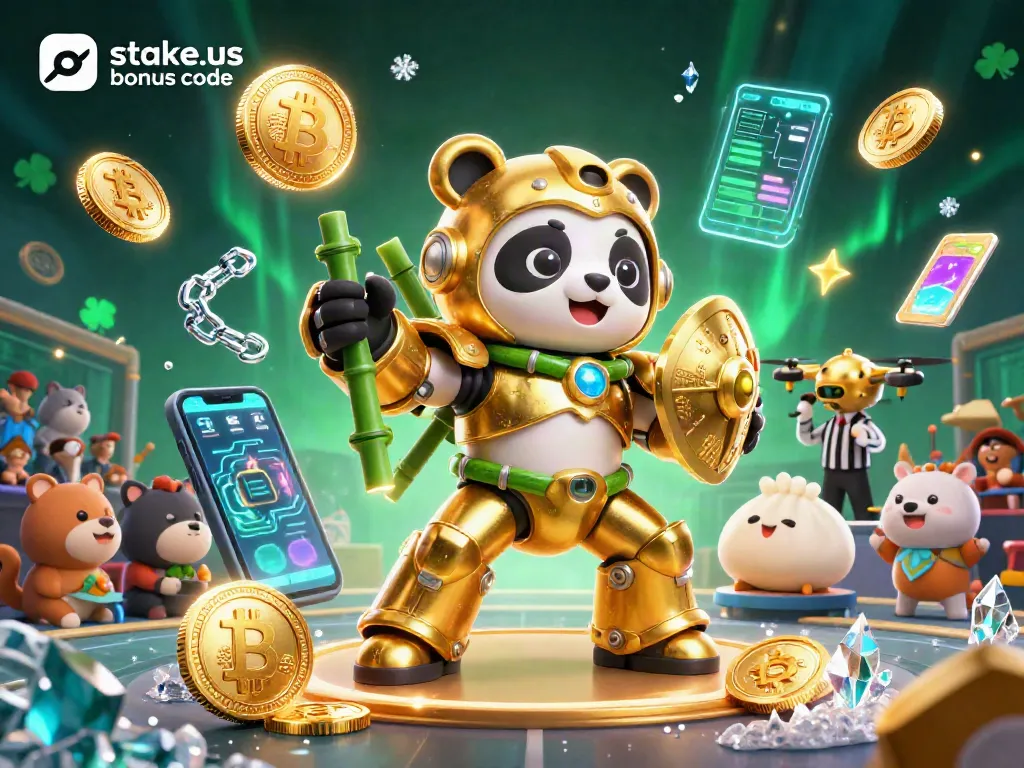 Engage in thrilling gameplay with the stake.us bonus code, featuring exclusive offers, crypto elements, and vibrant casino action.