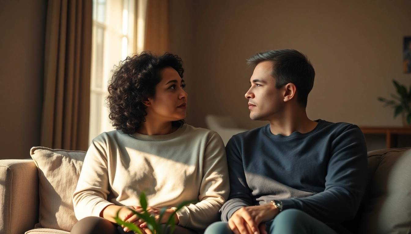Exposing signs of emotional affair in marriage through a concerned couple in an intimate setting.