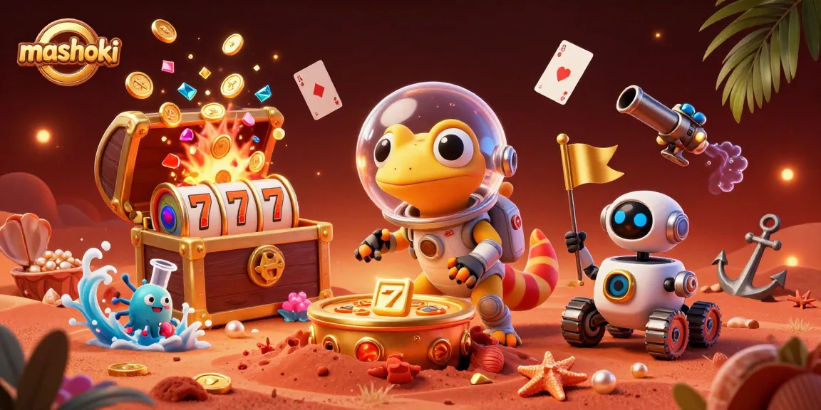 Delve into the thrilling mashoki casino scene with Martian gecko and dynamic slots!