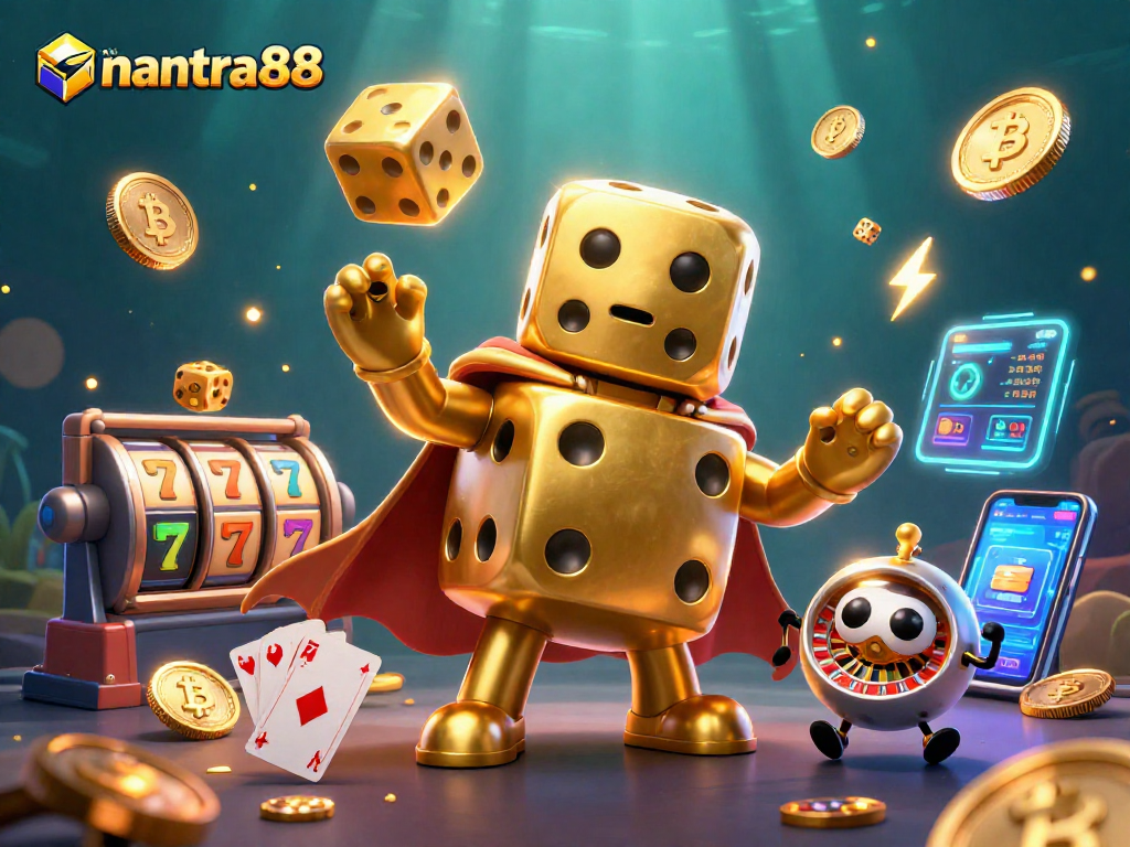 Experience thrilling wins at mantra88 with an exhilarating golden dice golem juggling luck!