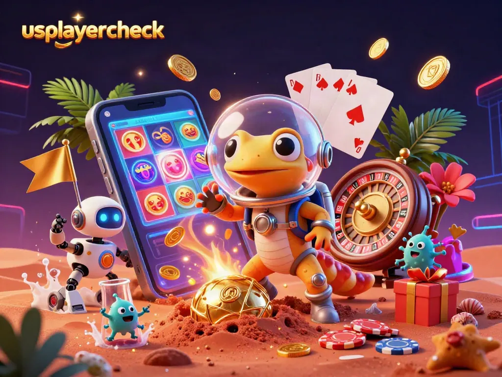 Experience thrilling gameplay with usplayercheck's vibrant Martian casino adventure, featuring exciting slot games and dazzling prizes.