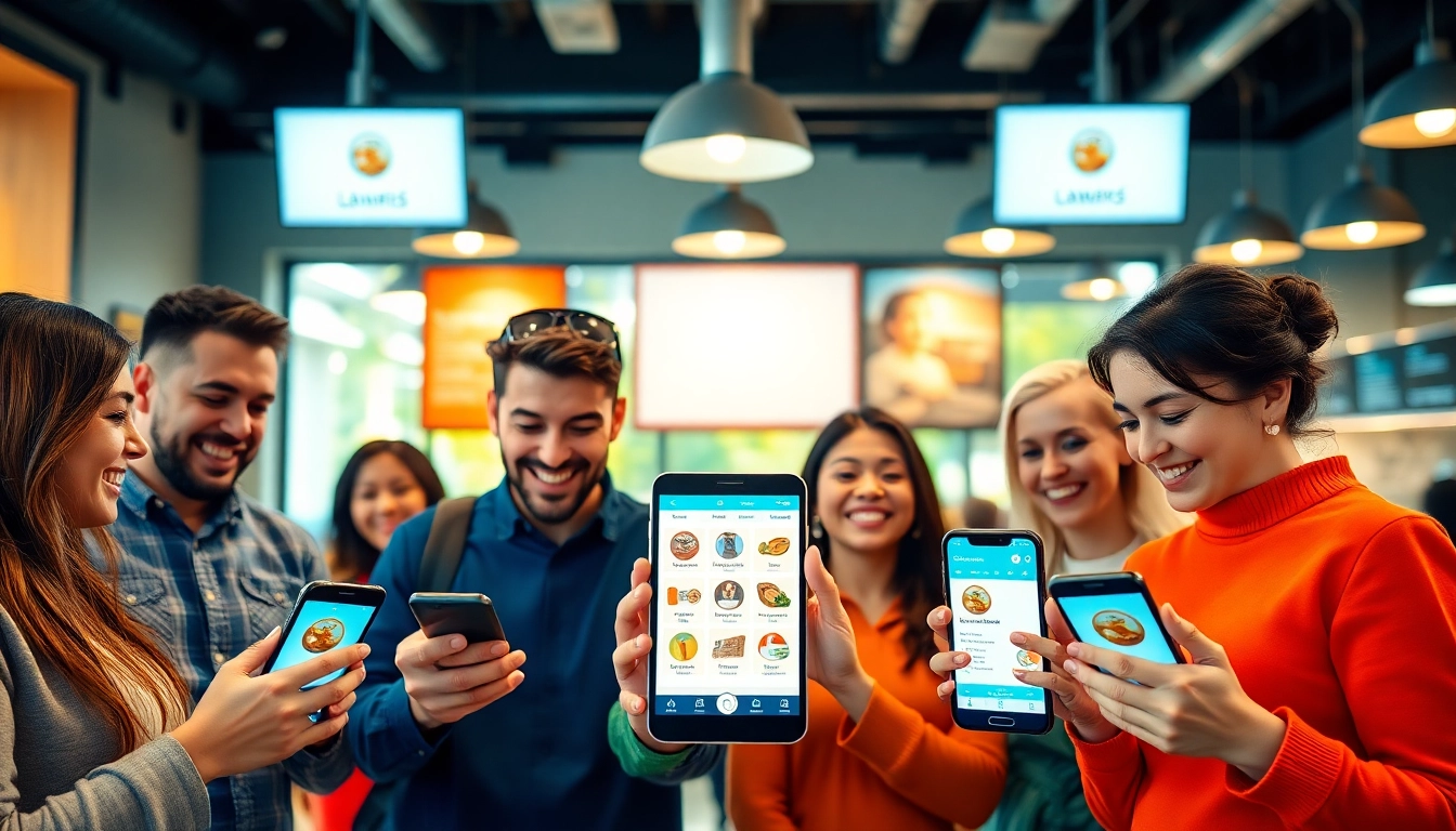 Engage with stampezee's loyalty rewards through a vibrant, interactive app interface.