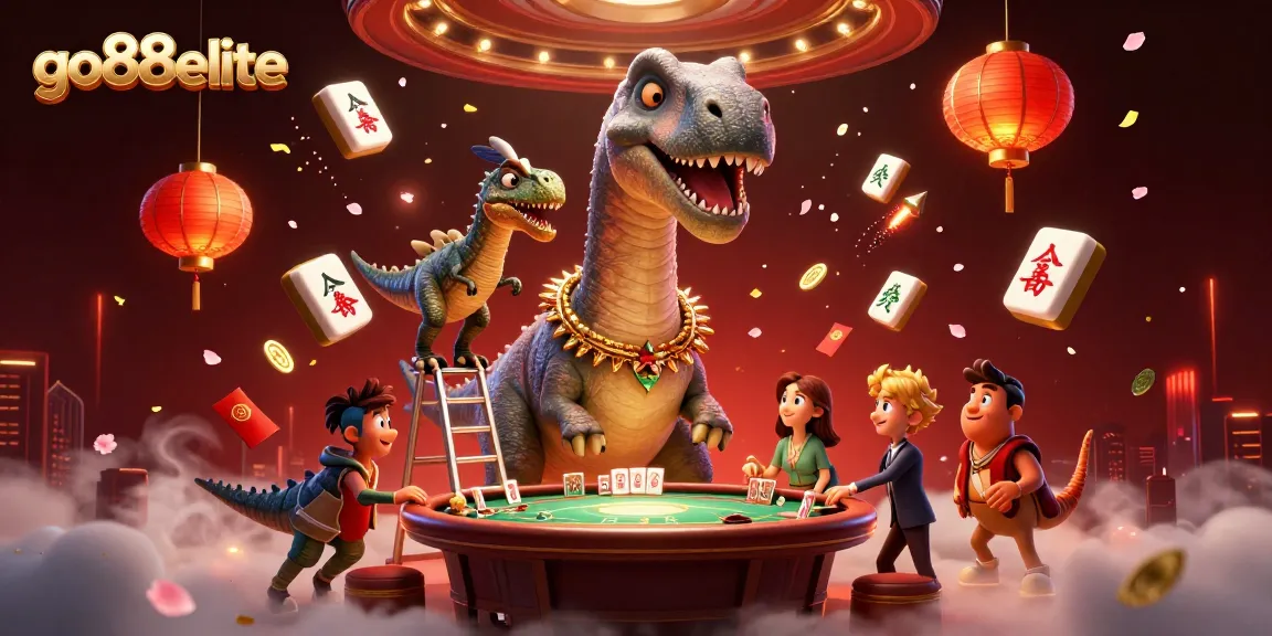 Engage in fun with go88elite amid a lively 3D casino scene full of exciting elements.