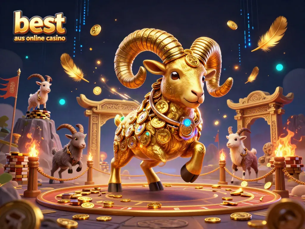 Experience the thrill of the best aus online casino with our vibrant 3D illustration showcasing exciting gaming elements.