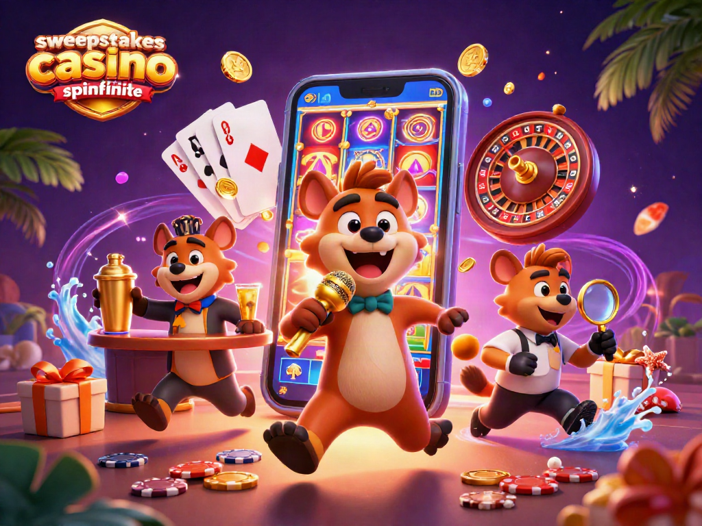 Experience the thrill with sweepstakes casino no deposit bonus spinfinite at this vibrant casino scene.