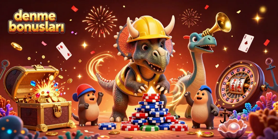 Engage with deneme bonusları now and join the fun with poker chips and casino elements in this dynamic scene.