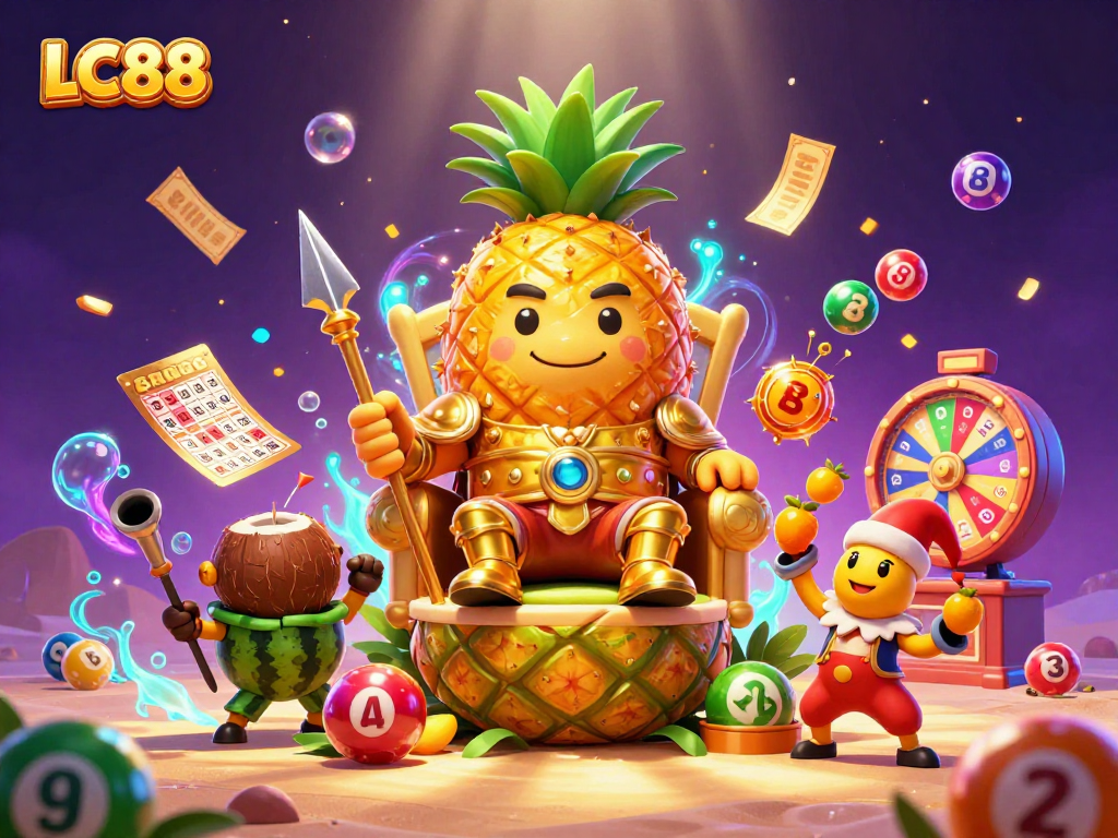 Engage with exciting gaming experiences at LC88 featuring vibrant characters and dynamic elements.