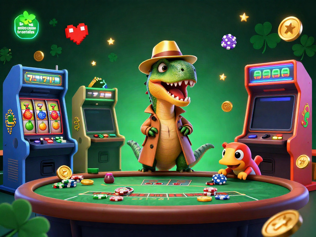 Join a velociraptor card counter at the best online casino for australians with vibrant gaming elements.