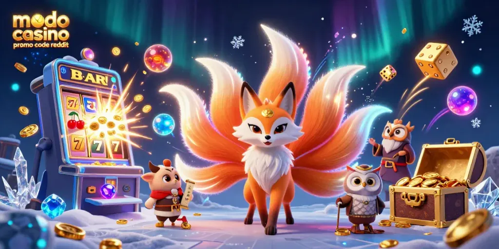 Enjoy Modo Casino promo code reddit bonuses with vibrant 3D characters and exciting gambling elements.