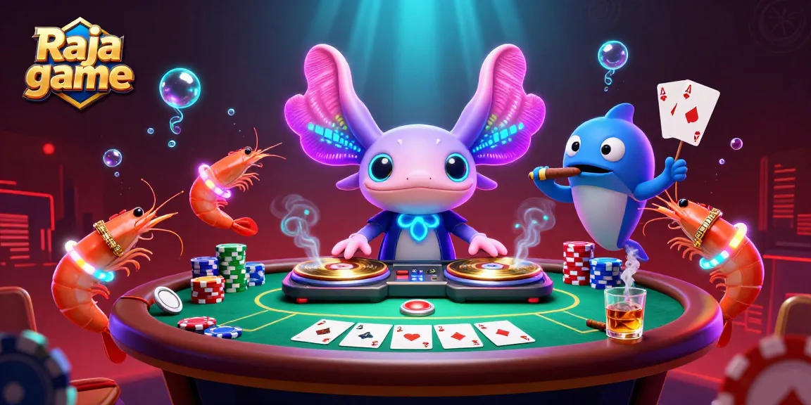 Engage in the dynamic Raja game world with vibrant characters and thrilling casino elements.