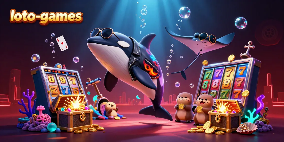 Engage with loto-games through thrilling jackpots and vibrant characters in an underwater fantasy.