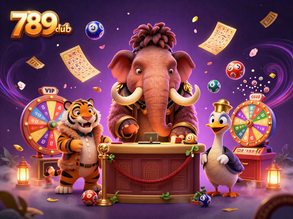 Engage with the vibrant 789club casino scene featuring unique characters and dynamic gaming elements.
